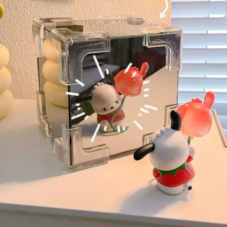 Luz de tulipa cubo