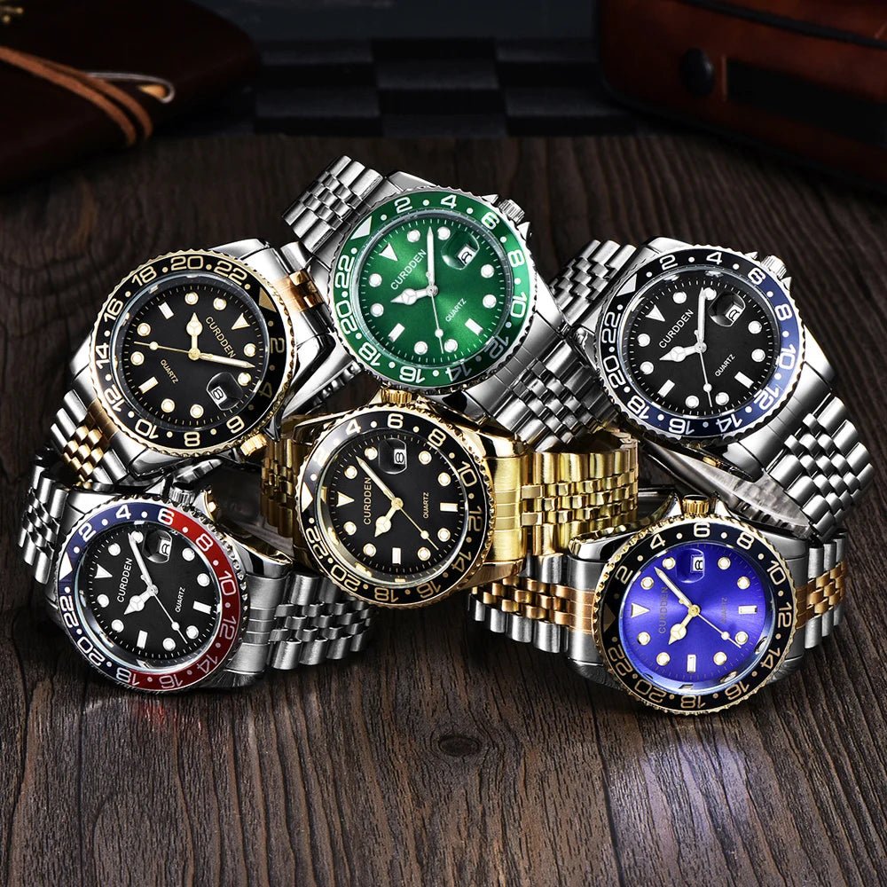 Relógio Masculino CURDDEN Dourado