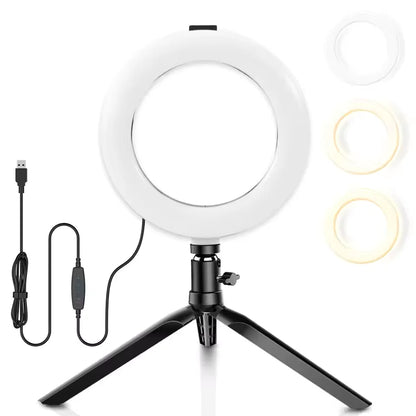 LED 16cm com Tripé Ajustável